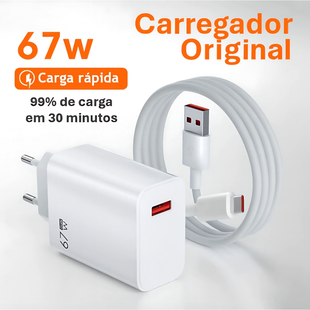 Arte comercial carregador 67w